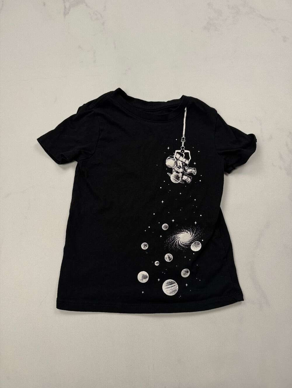 Cat & Jack Graphic Tee Black Contemporary Printed - Boys 4T